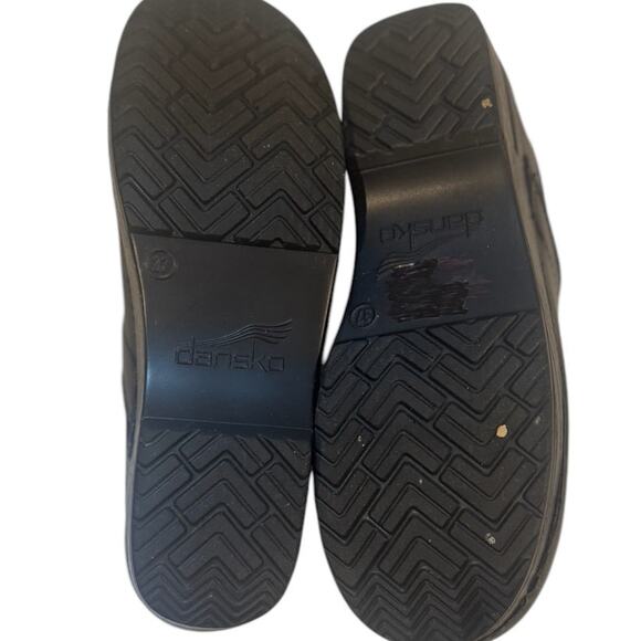 dansko black leather clogs 37 - Picture 4 of 8